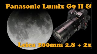 Partial Lunar Eclipse 20240917  Lumix G9 II  Leica 200mm 28  2x [upl. by Nessie70]