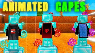 🤯FULLY ANIMATED MINECRAFT CAPES FOR MCPE🔥  CAPES FOR PE [upl. by Atinomar961]