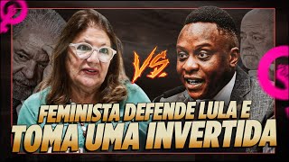 FEMINISTA defende LULA e toma uma invertida na ALESP [upl. by Lorola]