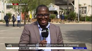 NWC meets with Gauteng ANC structures over May polls perfomance [upl. by Dredi504]