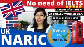 How to get UK NARIC Certificate Alternative to IELTS for UK VISA  UKVI IELTS ECCTIS english proof [upl. by Noet445]