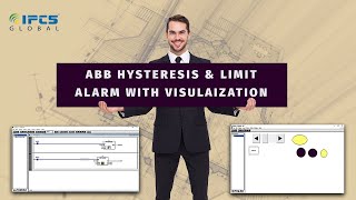 ABB Hysteresis amp Limit Alarm with Visualization  INDUSTRIAL AUTOMATION  ABB PLC Training [upl. by Tnattirb139]