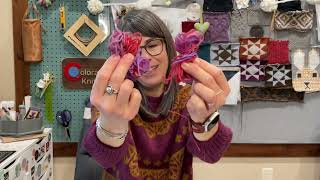 Episode 14 January 23 2024 Selbu Coat Joji vest test knit Pressed Flowers and some sewing love [upl. by Adlev]