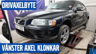 Byter vänster drivaxel på Volvo S60  V70 automat [upl. by Odarnoc]