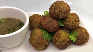 Black Eyed Peas Falafel In Air fryerOven  Easy And Delicious Recipe [upl. by Anelram]