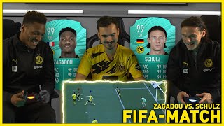 quotIm the best FIFA player at BVBquot  DanAxel Zagadou vs Nico Schulz  FIFA 21 [upl. by Aitnahs]