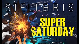 FULL 12 Hour Multiplayer SUPER STELLARIS SATURDAY Episode 1 The Phantom Lithoids  Live Gameplay [upl. by Davison606]