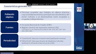 Conferencias Ciudadanas 2024  Datos de cultura cómo se miden con la Encuesta Nacional de Empleo [upl. by Neerod485]