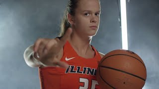 Illini WBB  Alex Wittinger AllTime Blocks Leader [upl. by Orlene]