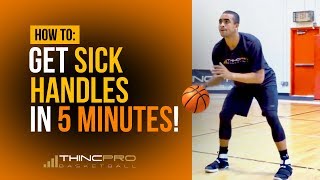 How to  Get SICK HANDLES in ONLY 5 Minutes a Day Pro Basketball Dribbling  Ball Handling Drills [upl. by Otrebcire683]