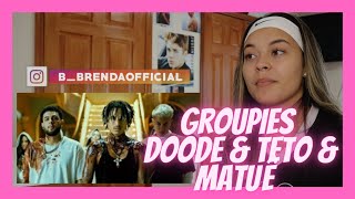 REACT GROUPIES  Doode amp Teto amp Matuê 🧛  Brenda Baptista [upl. by Yodlem]