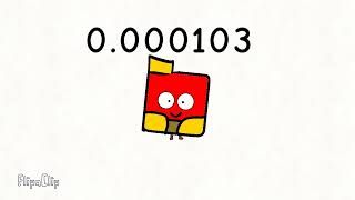 NumberBlocks Band One Millionths Band 21  No Sound  10 Fps [upl. by Eitirahc]