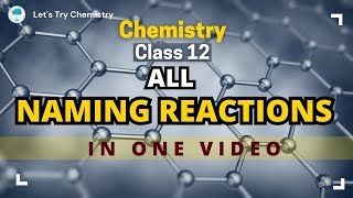 chemistry class 12th all naming reactions in one video [upl. by Ereveniug]