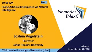 Fixing Artificial Intelligence via Natural Intelligence  Joshua Vogelstein [upl. by Yaffit156]