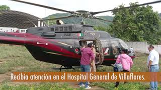 Traslado Aéreo Interhospitalario de Villaflores a Tapachula [upl. by Eylatan]