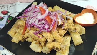 CHICHARRON DE PESCADO  FACIL Y DELICIOSO  RECETA PERUANA [upl. by Viole]