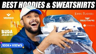 Best Hoodies amp Sweatshirts Haul For Winter Men 🔥Redtape GAP Verido Amazon Haul 2024  ONE CHANCE [upl. by Niotna]