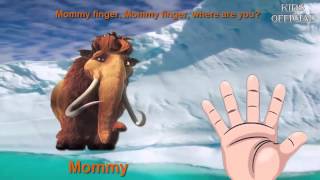 Finger Family Song Collection  Ice Age Continental Drift  Ice age Cartoons  Nursery Rhyme [upl. by Harold]