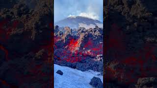 Volcan Etna Eruption 4 1 2022  Etna3340 [upl. by Klimesh]