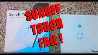 Sonoff Touch light switch Not for UK use [upl. by Salahi678]