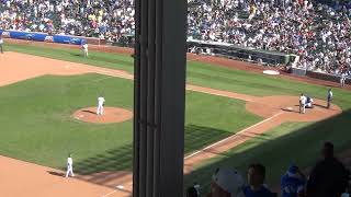 Jeter 5th at bat in his final game at Wrigley Field May 21 2014 [upl. by Nerhtak]