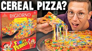 We Made Fruity Pebbles Pizza And It Is INCREDIBLE [upl. by Renie]