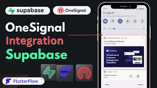Send Push Notification using Supabase and onesignalofficial to flutterdev or FlutterFlow Apps [upl. by Herring]