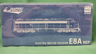 Unboxing New Rapido E8HEP train unboxing amtrak RapidoTrains [upl. by Dragone]