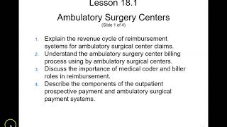 Ambulatory Surgery Systems [upl. by Enirehtak]