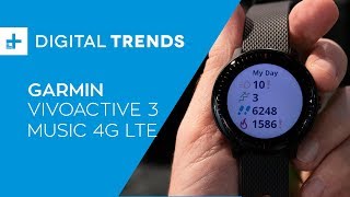 Garmin VivoActive 3 Music 4G LTE  Hands On at CES 2019 [upl. by Enyad]