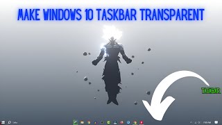 Create a Transparent Taskbar in Windows 11  Easy Steps with TranslucentTB  Awesome Taskbar in 2024 [upl. by Soisatsana]