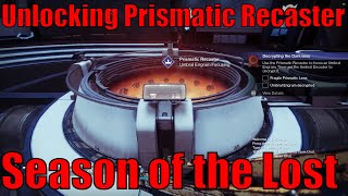 How to get Decrypting the Darkness in Season of the Lost  Unlock the Prismatic Recaster  New Light [upl. by Allsopp]