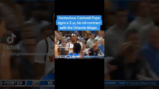 Kentavious CaldwellPope Signs With The Orlando Magic [upl. by Stuppy]