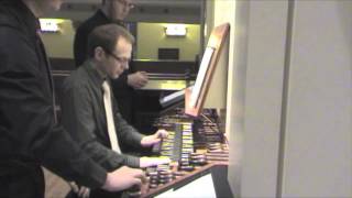 Egil Hovland Elementa pro Organo Lars Gjerde organist Scott Perkins and Aaron James assistants [upl. by Dene]