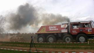 Reinholterode  Eichsfeld  7 Traktorpulling 2010  Tatra T  813 8x8 Koloss [upl. by Dieter920]