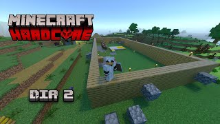 🔴SURVIVAL HARDCORE 💀  DIA 2  MINECRAFT BEDROCK 121 [upl. by Ettenajna]