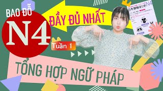 Tổng hợp Ngữ Pháp N4 Soumatome Tuần 1 [upl. by Kenley]