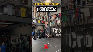 Legless Rope Climb Help crossfit fitness gym shorts [upl. by Anilem]