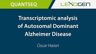 USER TALK Transcriptomic analysis of Autosomal Dominant Alzheimer Disease [upl. by Arabeila]