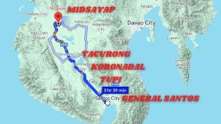 GENERAL SANTOS CITY  POLOMOLOK  TUPI  KORONADAL CITY  TACURONG CITY  LAMBAYONG  MIDSAYAP [upl. by Hamford]