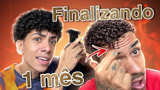 FINALIZANDO CABELO CACHEADO COM 1 MÊS DE CRESCIMENTO [upl. by Akehsay252]