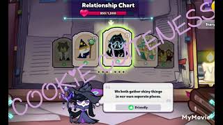 Crowberry Cookies Relationship Chart💎🪶🍪Cookie Run OvenBreak [upl. by Eilasor]