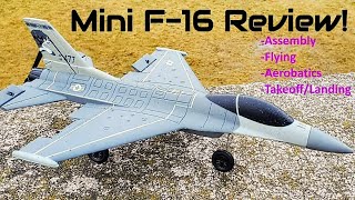 THE BEST PARK FLYER RC AIRPLANE VolantexRC F16 REVIEW AND MAIDEN FLIGHT [upl. by Costanza]