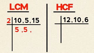 lcm hcf nikalne ka tarika  lcm hcf kaise nikalte hain  lcm hcf  lcm hcf kaise nikale [upl. by Nomrej]