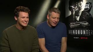 Jonathan Groff amp Holt McCallany  Mindhunter Interview [upl. by Ydiarf]