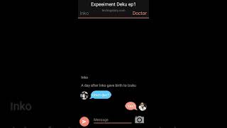 Experimented Deku  ep 1  Mha Texting Story [upl. by Airamas]