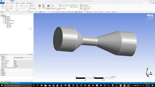 Practica 20  Análisis de presión y velocidad en tobera convergente divergente en ANSYS Fluent [upl. by Tempa]