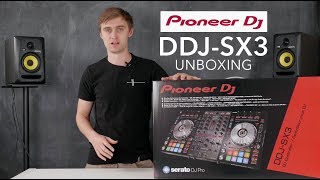 Pioneer DDJ SX3  Unboxing amp First Look [upl. by Desimone820]