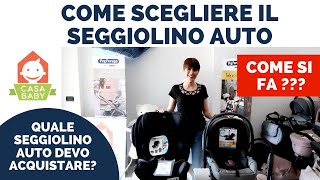 SEGGIOLINO AUTO QUALE E COME SCEGLIERLO [upl. by Martie798]