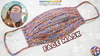 CROCHET quotFace Maskquot Quick amp Easy  Tutorial [upl. by Byrann]